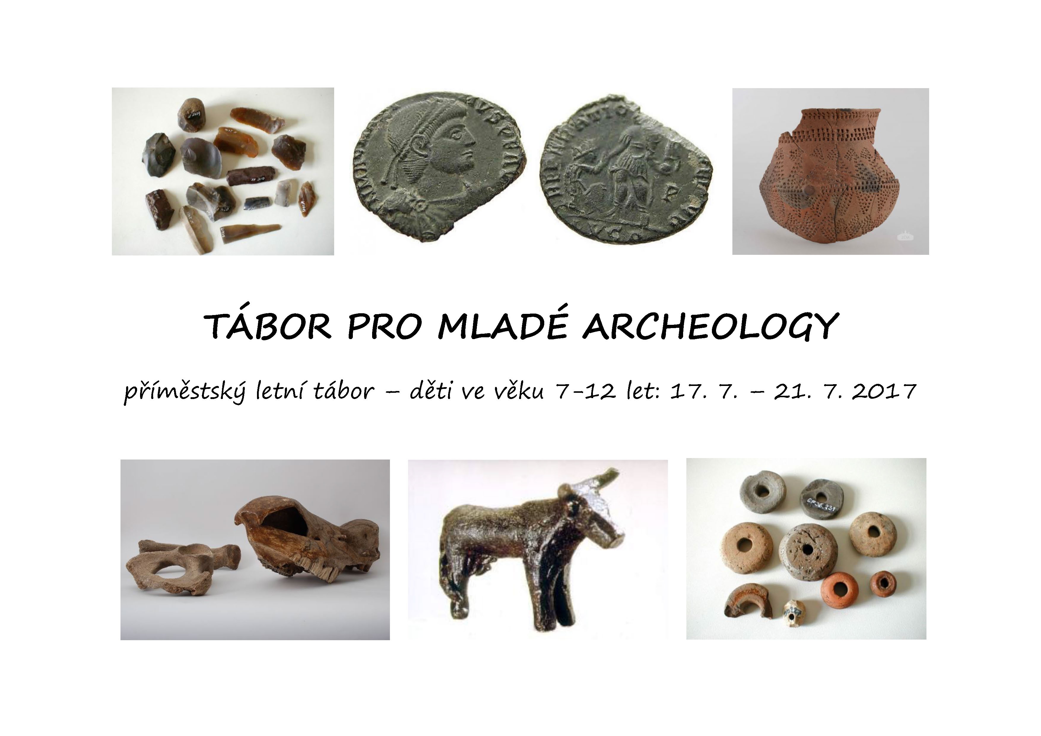 Tábor pro mladé archeology 2017