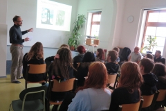 Přednáška faráře Romana Macury v sídle spolku Za Opavu